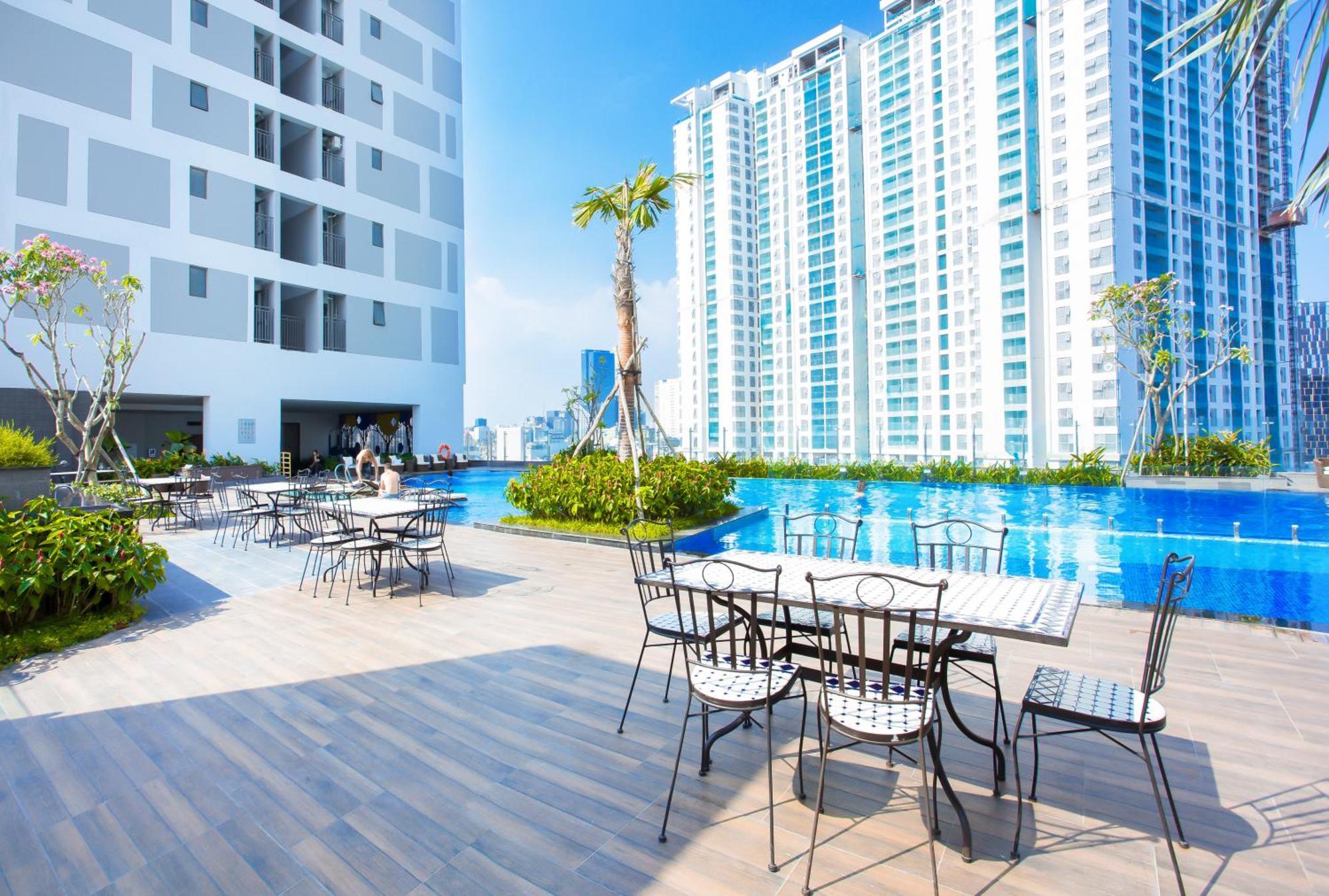 Double E Saigon Apartment โฮจิมินห์ซิตี้ ภายนอก รูปภาพ
